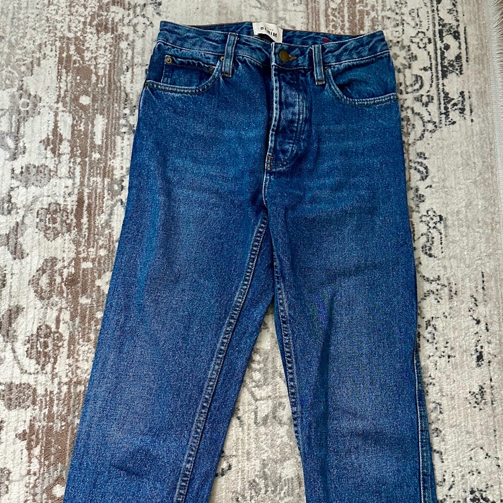Sezane straight leg jeans size 26